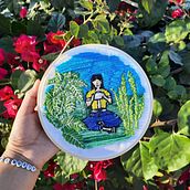 Mi Proyecto del curso: Introducción al bordado botánico. Embroider project by Gabriela - 02.01.2021