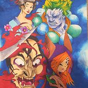 Mi Proyecto del curso: Coloreado con marcadores para dibujo manga. Animation project by Yolanda Brocos - 01.30.2021