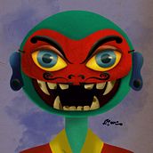 Mi Proyecto del curso: Darumonstruo. Digital Drawing project by Mario Liceaga - 01.30.2021