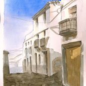 My project in Architectural Sketching with Watercolor and Ink course. Architectural Illustration project by lesleyflowers23 - 02.08.2021