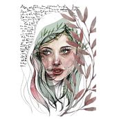 Mi Proyecto del curso: Retrato ilustrado en acuarela. Pintura em aquarela projeto de Helena Carì - 31.01.2021