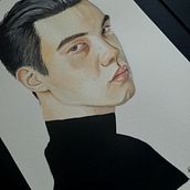 Mi Proyecto del curso: Retrato en acuarela a partir de una fotografía. Un proyecto de Bellas Artes de Raquel - 01.02.2021