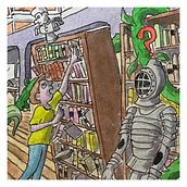Caos en la biblioteca pública. Un progetto di Belle arti e Disegno artistico di José Morales Flores - 31.01.2021
