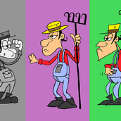 My project in Retro Character Design for Animation course. Character Design, Digital Drawing, Digital Illustration, and Traditional illustration project by Stefano Plati - 01.31.2021
