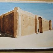 Mi Proyecto del curso: Representación arquitectónica en acuarela. Un projet de Dessin de Nanci Barrio Gómez - 01.02.2021