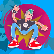 Flat illustration 1. Character Design, Graphic Design, Digital Illustration, Children's Illustration, and Vector Illustration project by Jorge Martínez Bastante - 02.01.2021