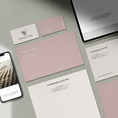 Meu projeto do curso: Desenho de papelaria corporativa cativante. Een project van  Br e ing en identiteit van mafaldaslapa - 01.02.2021