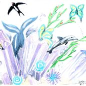 Mi Proyecto del curso: Técnicas de acuarela para ilustraciones de ensueño. Traditional illustration, and Watercolor Painting project by Isabel Alario - 02.01.2021