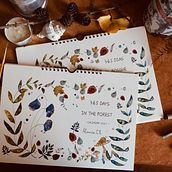Calendario 2021 - 365 Días en el Bosque. Een project van Traditionele illustratie van Maria Casas - 01.11.2020