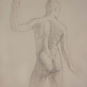 My project in Dynamic Figure Drawing course. Drawing project by Evan Goldman - 02.01.2021