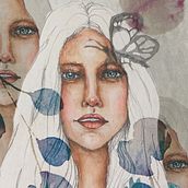 Mi Proyecto del curso: Retrato ilustrado en acuarela. Een project van  Beeldende kunst van Laura Bonet Muñiz - 01.02.2021