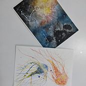 Meu projeto do curso: Técnicas modernas de aquarela. Fine Arts project by anabela_enes - 02.02.2021