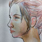 Mi Proyecto del curso: Cuaderno de retratos en acuarela. Watercolor Painting project by fabiangarcia41 - 02.03.2021