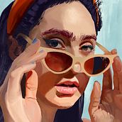 Mi Proyecto del curso: Retratos pictóricos con técnicas digitales. Un projet de Illustration traditionnelle, Illustration numérique , et Peinture de juan pablo Nieto Otalora - 02.02.2021