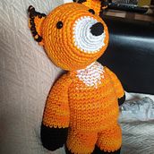 Mi Proyecto del curso: Amigurumi: creación de personajes con ganchillo. Zorrito. Crochet project by Marcela Porras - 02.02.2021