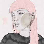 Mi Proyecto del curso: Retrato ilustrado con Procreate. Un progetto di Disegno di Nuria Leonardo - 02.02.2021