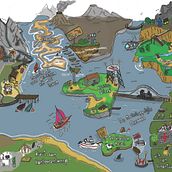 Making a whole world. Un proyecto de Ilustración con tinta de marianne_2 - 02.02.2021