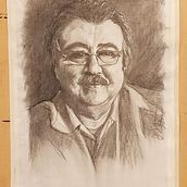 My project in Realistic Portraits Using Charcoal course. Un proyecto de Dibujo anatómico de Claudine Dufour - 02.02.2021