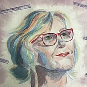 My project in Artistic Portrait with Watercolors course. Watercolor Painting project by Ruth Payne - 02.02.2021