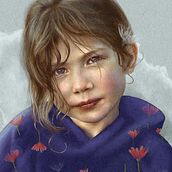 Illustrated Portrait with Procreate. Traditional illustration project by clairedickinson33 - 02.02.2021