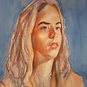 My project in Artistic Portrait with Watercolors course. Watercolor Painting project by Kevin Walsh - 02.02.2021