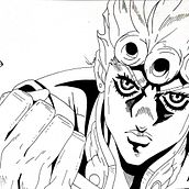 Dibujos de Jojo's Bizarre Adventure.. Mangá projeto de Agustin Muzi - 02.02.2021