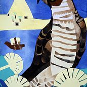 My project in Story Illustration with Paper course. Children's Illustration, and Collage project by Lisa Dunbar Solas - 02.03.2021