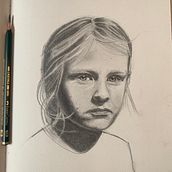 Zoë. Drawing, Portrait Drawing, and Sketching project by Pim Geerts - 02.03.2021