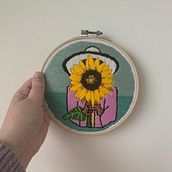 My project in Introduction to Botanical Embroidery course. Un projet de Broderie de estonoacababien - 03.02.2021