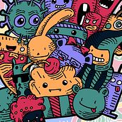  Mi Proyecto del curso: Ilustración vectorial con estilo doodle. Street Art project by Douglas William Sousa Santos - 02.05.2021