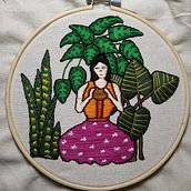 Mi Proyecto del curso: Introducción al bordado botánico. Embroider project by tepaci11 - 03.16.2021