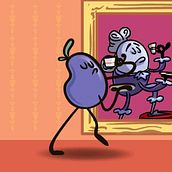 My project in Animation from Scratch with Adobe Animate course. Animação 2D projeto de Rhys Davey - 03.02.2021
