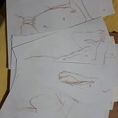 Projeto 101 - Desenhando sem conhecimento ou técnica. Een project van Anatomisch tekenen van Bruno Curto - 01.09.2019