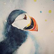 My project in Artistic Watercolor Techniques for Illustrating Birds course. Watercolor Painting project by Francesca M - 02.04.2021