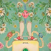 Mi Proyecto del curso: Ilustración comercial con lápices de colores. Un progetto di Creatività, Disegno, Disegno a matita, Illustrazione tradizionale, Collage e Design di aroaseguragarcia - 05.02.2021