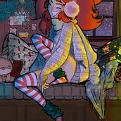 Natal 2018. Traditional illustration project by Amanda Natsumi - 02.04.2021