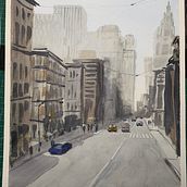 Mi Proyecto del curso: Paisajes urbanos en acuarela. Watercolor Painting project by maria_f_1 - 02.04.2021