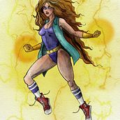 Mi Proyecto del curso: Diseño de personajes femeninos para cómics. Een project van  Tekening van Alberto Pérez Vilar - 04.02.2021