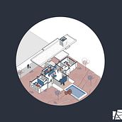 Mi Proyecto del curso: Ilustración digital de proyectos arquitectónicos . % Pilar Hernández tarafından hazırlanan 3D, 3D Animas, on, Mimarlık, Dijital Mimarlık, Kolaj, Ve İletişim projesi - 02.04.2021