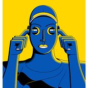 Silkscreen posters and illustrations . Ilustrasi tradisional, Dan Desain Poster proyek oleh Zamo Peza - 02.04.2021