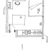 Representação de Quarto. Architecture project by João Pedro Bodaneze Kuhn - 03.10.2021