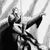 Meu projeto do curso: Ilustração em nanquim com influência japonesa. Un progetto di Illustrazione tradizionale di Caio Henrique Amaro - 05.02.2021