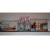 Desenhos arquitetônicos. Un projet de Architecture, Dessin et Illustration architecturale de Mariane Atalaia Kling - 06.02.2019