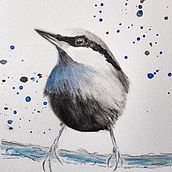 My project in Artistic Watercolor Techniques for Illustrating Birds course. Un progetto di Pittura ad acquerello di Natalie Hughes - 06.02.2021