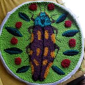 Meu projeto do curso: Bordado XL com agulha mágica. Embroider project by Cláudia Dias - 02.06.2021