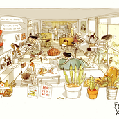 My project in Creative Sketching: Fill Your Illustrations with Life and Detail course. Traditional illustration project by Xin Ma - 02.06.2021