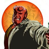 Hellboy. Film, Comic, Digital Drawing, and Digital Illustration project by Diego Franco - 02.06.2021