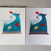 Mi Proyecto del curso: Técnicas de ilustración con acuarela y gouache. Pencil Drawing, Traditional illustration, Naturalistic Illustration, Watercolor Painting, and Gouache Painting project by Alicia Moreno Milrado - 02.06.2021