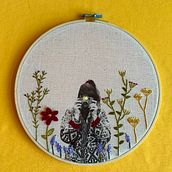 My project in Photo Embroidery on Fabric course. Projekt z dziedziny  Haft użytkownika Elpiniki Georgiou - 06.02.2021