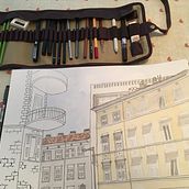 Urban Sketching in Trieste. Watercolor Painting project by Raffaele Bini - 02.06.2021